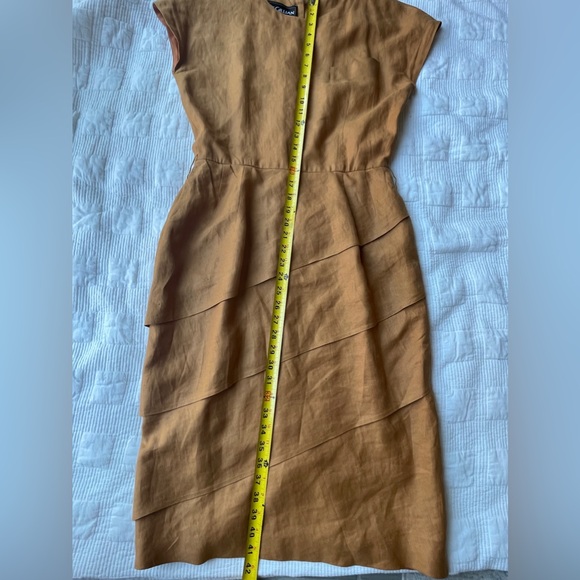 NWOT ST. GILLIAN VINTAGE 80’s 100% LINEN DRESS - Picture 14 of 15